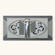 Quadro per camera da letto con crocifisso in stile moderno 120x60