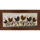 Quadro moderno in rilievo 3d dettagli materici in foglia oro 120x60