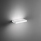 Applique a led con struttura in metallo e diffusore in acrilico