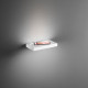Applique a led con struttura in metallo e diffusore in acrilico