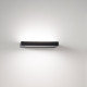Applique a led con struttura in metallo e diffusore in acrilico