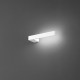 Applique a LED da parete in metallo e diffusore in acrilico orientabile