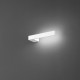 Applique a LED da parete in metallo e diffusore in acrilico orientabile
