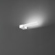 Applique a LED da parete in metallo e diffusore in acrilico orientabile