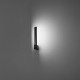 Applique a LED da parete in metallo e diffusore in acrilico orientabile