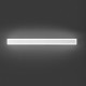 Applique a led grande lineare con struttura in metallo e diffusore in acrilico