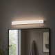 Applique a led media lineare con struttura in metallo e diffusore in acrilico