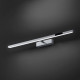 Applique a led media struttura in metallo e diffusore in acrilico orientabile