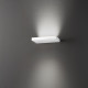Applique a led piccola con struttura in metallo e diffusore in acrilico