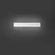 Applique a led piccola lineare con struttura in metallo e diffusore in acrilico