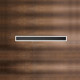 Applique a led piccola lineare con struttura in metallo e diffusore in acrilico