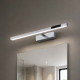 Applique a led piccola struttura in metallo e diffusore in acrilico orientabile