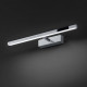Applique a led piccola struttura in metallo e diffusore in acrilico orientabile