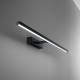 Applique a led piccola struttura in metallo e diffusore in acrilico orientabile