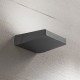 Applique da esterno a led con struttura in metallo e diffusore orientabile