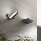 Applique da esterno a led con struttura in metallo e diffusore orientabile