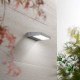 Applique da esterno a led con struttura in metallo e diffusore orientabile