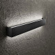 Applique da parete a LED media in metallo e diffusore lineare