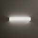 Applique da parete a LED piccola in metallo e diffusore lineare