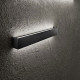 Applique da parete a LED piccola in metallo e diffusore lineare
