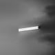 Applique da parete media con diffusore a led e struttura in alluminio