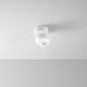 Faretto a led grande da soffitto struttura in metallo e diffusore orientabile
