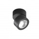 Faretto a led grande da soffitto struttura in metallo e diffusore orientabile