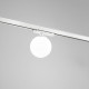 Faretto a led per sistema binario con boccia in vetro