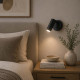 Faretto a LED singolo design moderno in metallo con interruttore
