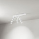 Faretto da soffitto a led con struttura in metallo e 3 diffusori orientabili