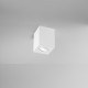 Faretto da soffitto struttura in metallo e diffusore quadrato