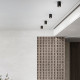 Faretto da soffitto struttura in metallo e diffusore tubolare