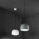 Lampada a sospensione dal design moderno con diffusore in metallo