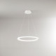 Lampada a sospensione piccola a led con struttura in metallo rotonda