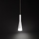 Lampada a sospensione singola a led con struttura in metallo