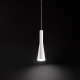 Lampada a sospensione singola a led con struttura in metallo