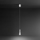 Lampada a sospensione singola a led con struttura in metallo