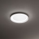 Lampada da soffitto grande a led con struttura in metallo rotonda