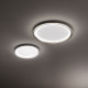 Lampada da soffitto piccola a led con struttura in metallo rotonda