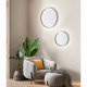Lampada da soffitto piccola a led con struttura in metallo rotonda
