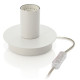 Lampada da tavolo per camerette con base in metallo in stile moderno