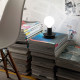 Lampada da tavolo per camerette con base in metallo in stile moderno