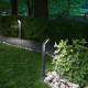 Paletto LED da giardino moderno a led in metallo e diffusore in acrilico