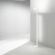 Pianatana a led in alluminio e diffusore orientabile quadrato in acrilico