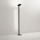 Pianatana a led in alluminio e diffusore orientabile quadrato in acrilico