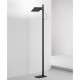 Pianatana a led in alluminio e diffusore orientabile quadrato