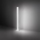 Piantana con diffusore a led in alluminio dal design moderno