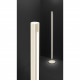 Piantana LED con struttura in metallo e diffusore in acrilico