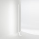 Piantana led in metallo e diffusore in acrilico dal design moderno