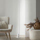 Piantana led in metallo e diffusore in acrilico dal design moderno